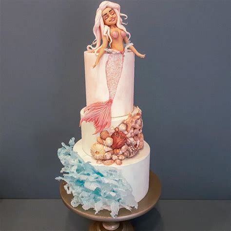 Top Mermaid Cake Images Amazing Collection Mermaid Cake Images