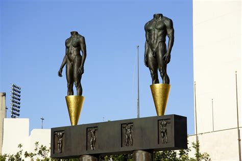 Los Angeles Memorial Coliseum Male And Female Athletes B… Flickr