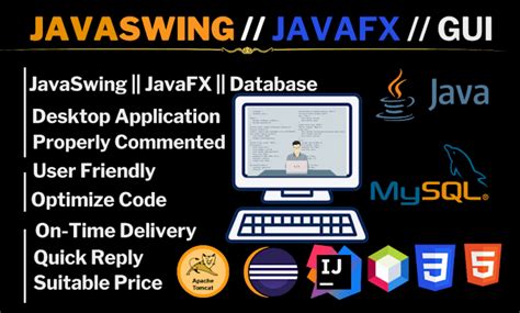 Develop Java Swing Javafx Servlet Jsp Project With Database By