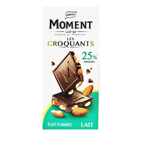 Chocolat Au Lait Moment Les Croquants Clats Damandes Courses Net