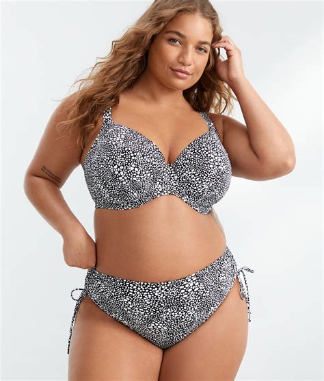 Elomi Plus Size Pebble Cove Plunge Bikini Top Reviews Bare