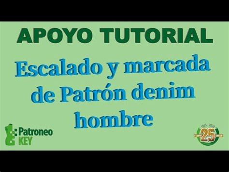 Patroneo Key Muestra De Escalado Y Marcada De Un Patron Denim Hombre