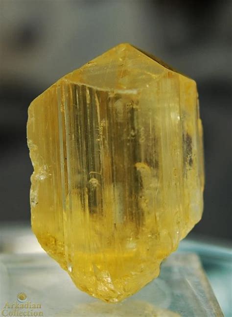 Gem Grade Yellow Scapolite Crystal Arkadian Collection Crystals