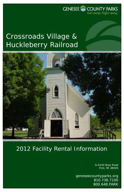 Crossroads Village & Huckleberry Railroad - Genesee County Parks ...