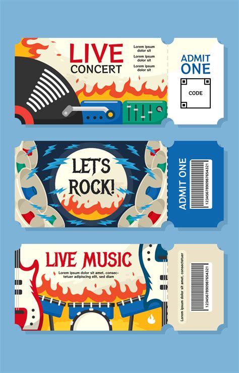 music festival ticket 5