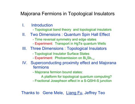 PDF Majorana Fermions In Topological Insulators Fermions In