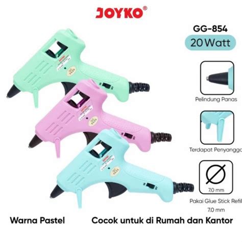 Jual Glue Gun Alat Lem Tembak Joyko Kecil Gg Watt Pastel