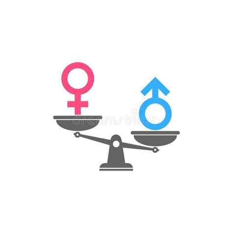 Male Female Symbols Balance Scale Stock Illustrations 53 Male Female Symbols Balance Scale