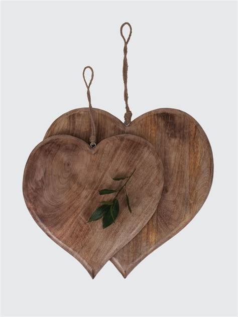 Kakaoshiba Heart Decorations Wooden Hearts Hanging Hearts