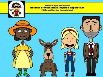 Because of Winn-Dixie Clipart Set by TheBookWrangler | TpT