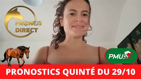 PRONOS PMU QUINTE DU 29 OCTOBRE 2022 À COMPIEGNE YouTube