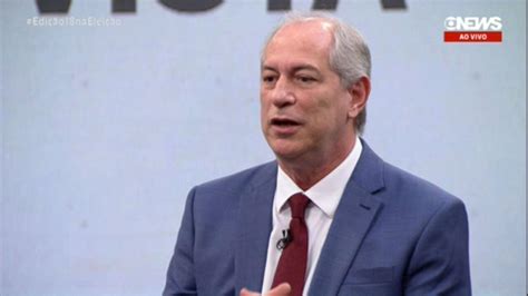 Ciro Gomes PDT responde a pergunta sobre legislação trabalhista