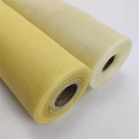 Yellow Color Pvc Coated Fiberglass Window Screen Netting Anti Mosquito