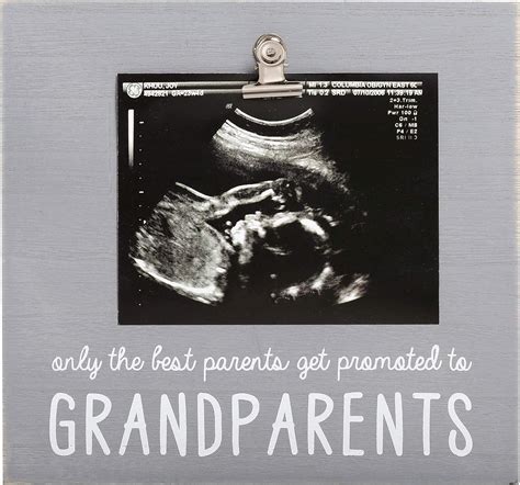 Pearhead Sonogram Photo Frame For Grandparents Grandma And Grandpa