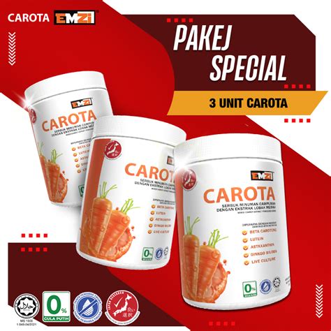 Carota Pakej Special Welcome To Emzi Marketplace