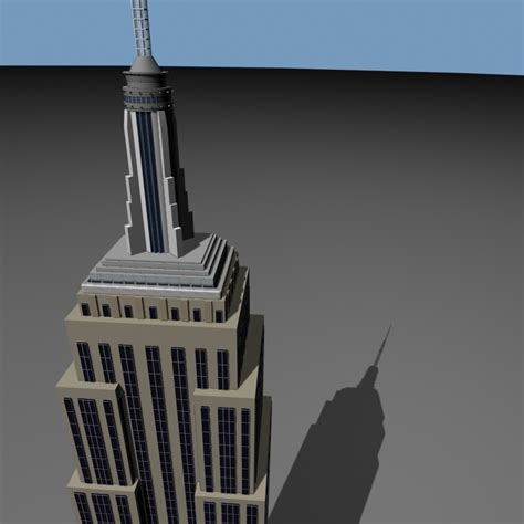 empire state building 3d model