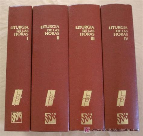 Liturgia De Las Horas Tomo I Ii Iii Y Iv Vendido En Venta