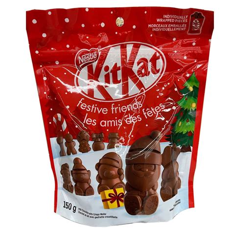 Buy Nestle Kitkat Festive Friends Christmas Santa Chocolate 150g5oz