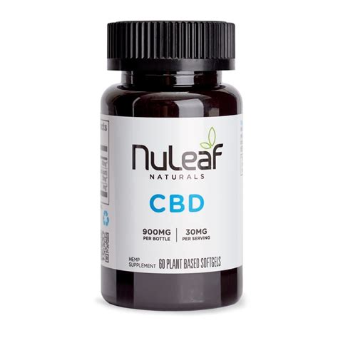 Nuleaf Naturals Hemp Cbd Capsules Full Spectrum Softgels Mg