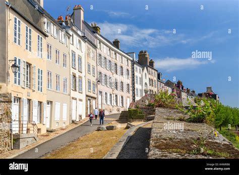 France Manche 50 Cotentin Granville la Ville Haute façades de la