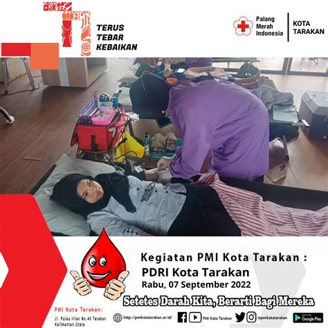 PDRI Kota Tarakan Menggelar Kegiatan Aksi Donor Darah