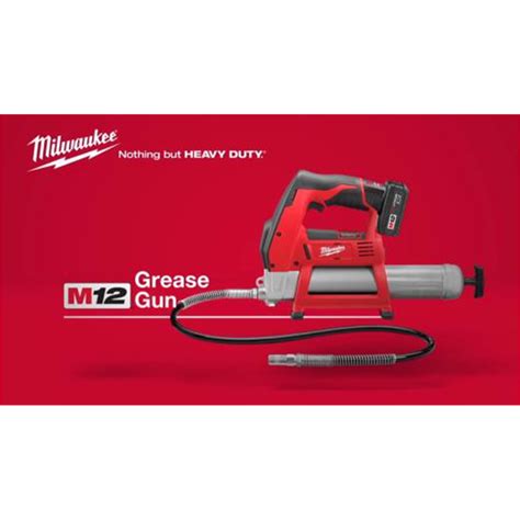 Mlw2446 20 Milwaukee Tool M12 Grease Gun Bare