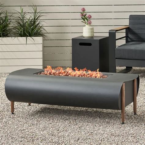 Iron Propane Outdoor Fireplace – Nordic Designs Inc