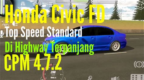 11 Top Speed Honda Civic Fd Standard Car Parking Multiplayer 472 Cpm Malaysia Youtube