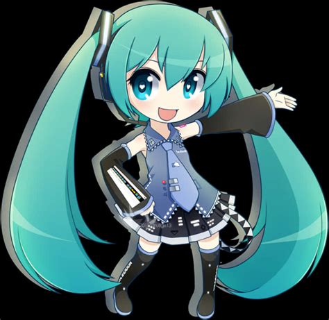 Download Chibi Hatsune Miku Illustration