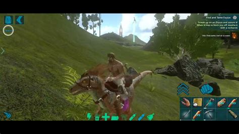 Ark Survival Evolved Mobile Ep Taming Equus Youtube