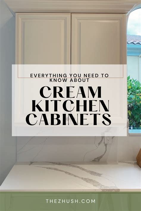 Cream Kitchen Cabinet Paint Colors - Everything You Need to Know