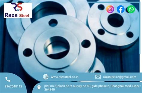 Silver Mild Steel Industrial Flanges At Best Price In Bhavnagar Raza