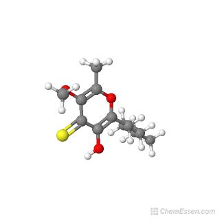 Methyl Methoxy Hydroxy Pentyl H Pyran Thione Structure