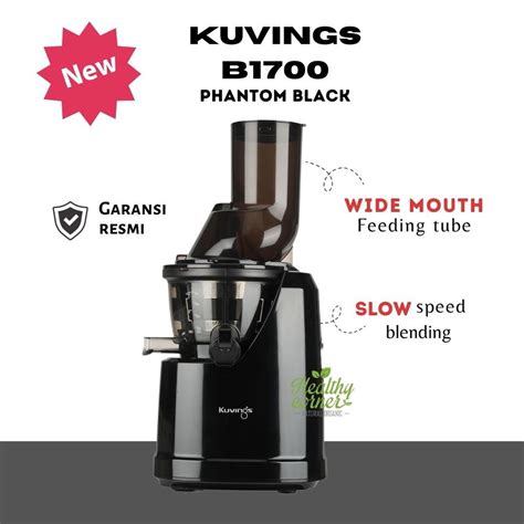 Jual Kuvings Cold Press Whole Slow Juicer B Phantom Black Garansi