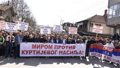 Najmasovniji Protesti Srba Na Kim Kurti Sru Io Sve Foto