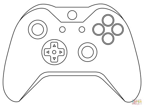 Desenho De Controle Xbox Para Colorir Desenhos Para Colorir E