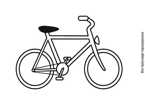 Coloriage Bicyclette Vélo 137045 Transport Dessin à colorier