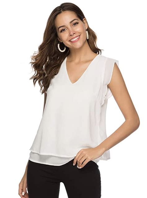 Women S White Blouse