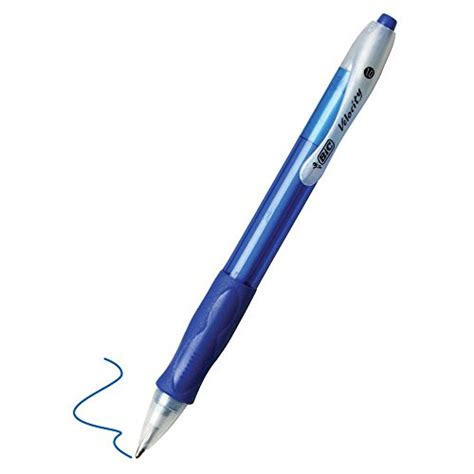 Bic Velocity Retractable Ballpoint Pen Medium Point Mm Blue