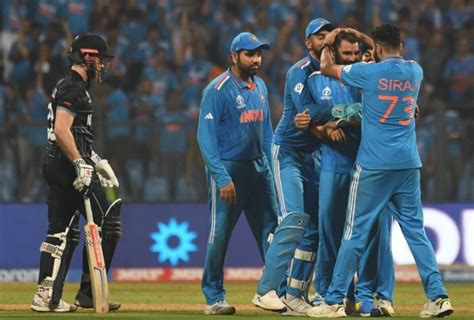 India Vs New Zealand Semi Final Photos Cricket World Cup Photos