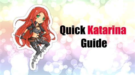 Quick guide on Katarina - YouTube