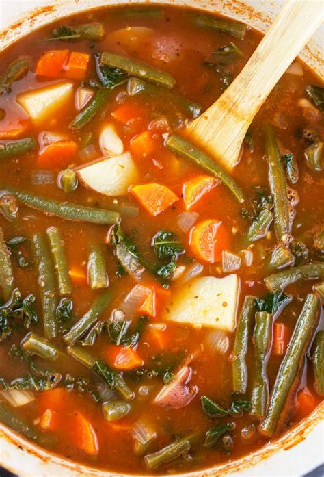 Chunky Vegetable Soup The Rustic Foodie®