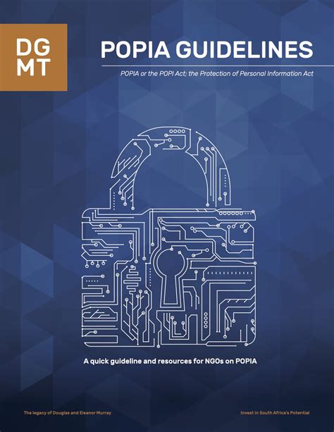 Popia Guidelines A Guide To The The Protection Of Personal