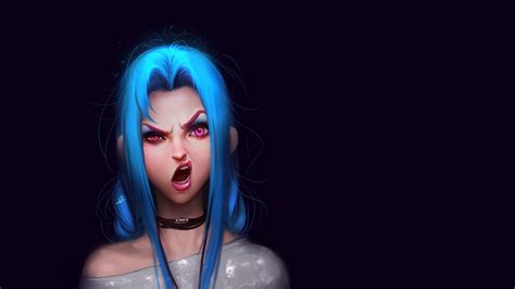 1920x1080 Jinx League Of Legends Artwork Laptop Full Hd 1080p Hd 4k