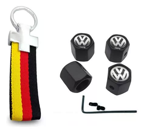 Llavero Vw Bandera Alemania Tapa Cubre Valvula Vw X