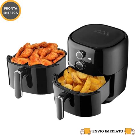 Fritadeira Elétrica Sem Óleo Multilaser Air Fryer 4 2L 110V 220V CE190