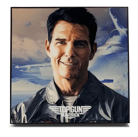 Tom Cruise, "Top Gun Maverick" Poster Pop Art