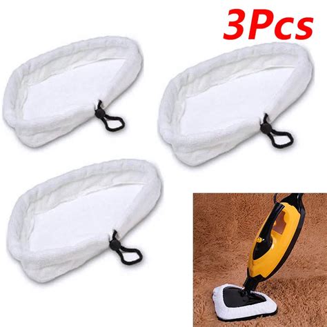 3 Pack Microfibre Cloth Cleaning Pad For Steam Floor Mop Steamer For