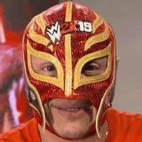 CrazyTights Rey Mysterio Mask WWE 2K19 Red