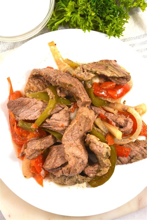 Crock Pot Steak Fajitas Lauren Kelly Nutrition